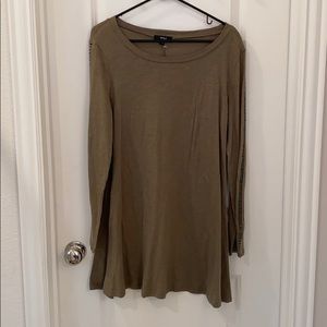 T shirt dress! Olive color & Long sleeve!